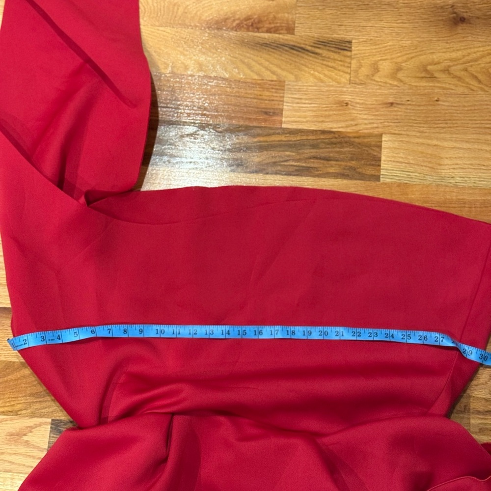 NWT Elegant Red Assymetrical Dress - Picture 11 of 14